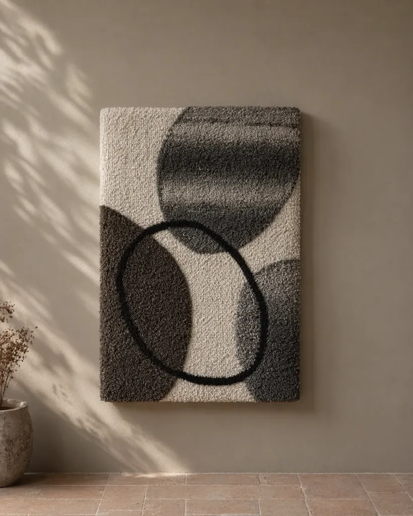 [WA-PE-S] Peble Wool Art - House Of Thallo (60 x 90)