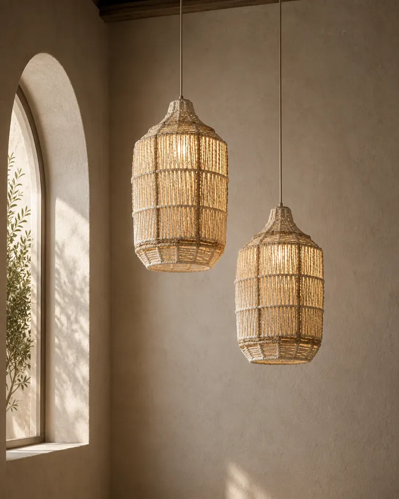 Mist Shell Hanging Lamp - House Of Thallo